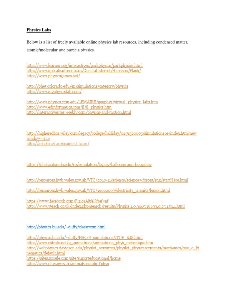 Physics Labs Condensed Matter Physics Condensed Matter