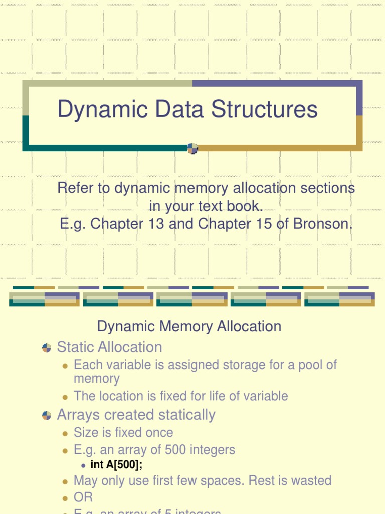 Week 19 Dynamic Data Structure | PDF | Pointer (Computer Programming ...
