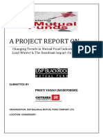 A Project Report On: Changing Trends in Mutual Fund Industry Post Entry Load Waiver & The Resultant Impact On IFA Segment