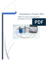 Finding EMF of Electrochemical Cell