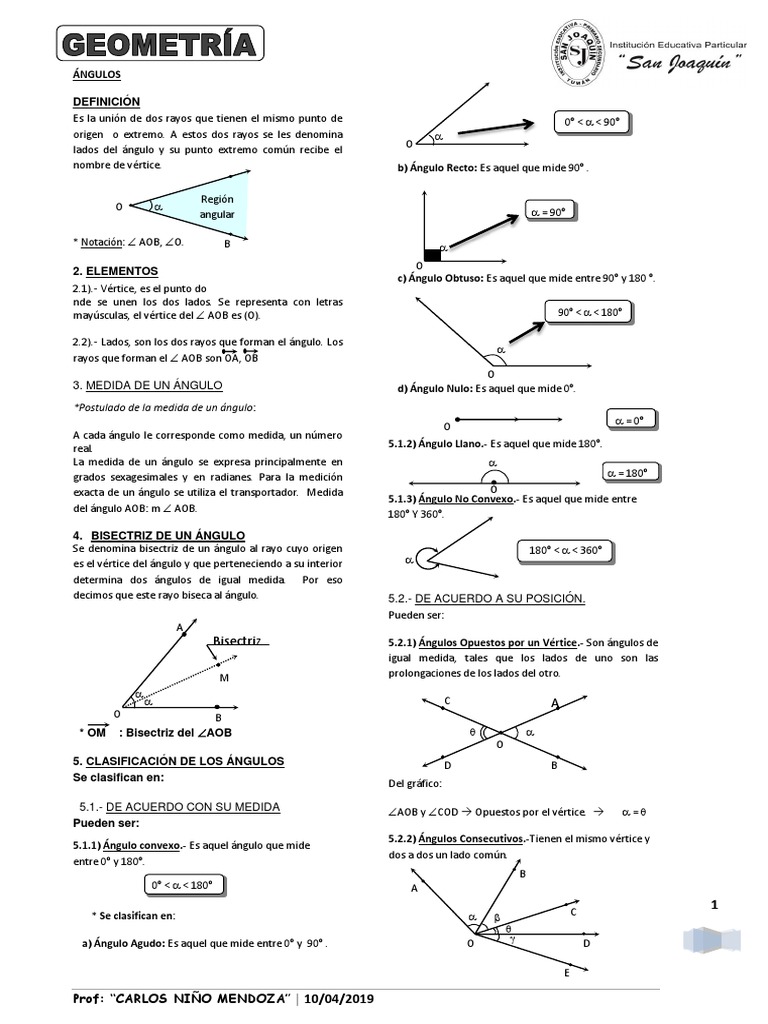 Secuencia Didáctica de Ángulos | PDF | Ángulo | Notación Matemática