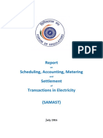 Scheduling, Accounting, Metering Settlement Transactions in Electricity (Samast)