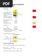 Footing Design Final With Area Fine