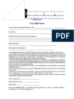 Copyright Form