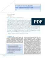 The Genetic Basis of Facial Skeletal Characteristics and Its Relation With Orthodontics