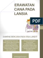 Keperawatan Bencana Pada Lansia