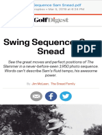 Swing Sequence Sam Snead