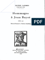 Dutoit L'Exemplum de Ligustinus Hommages Á Jean Bayet