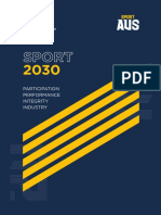 AUSTRALIA Planificación Deportiva - Plan Nacional Deportivo 2030 Australia (Inglés) PDF