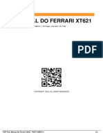 Manual Do Ferrari Xt621