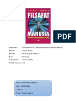 Merangkum Buku Filsafat Manusia Karya Zainal Abidin