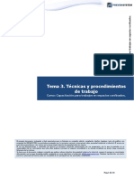 Tema 3. Técnicas y Procedimientos de Trabajo PDF