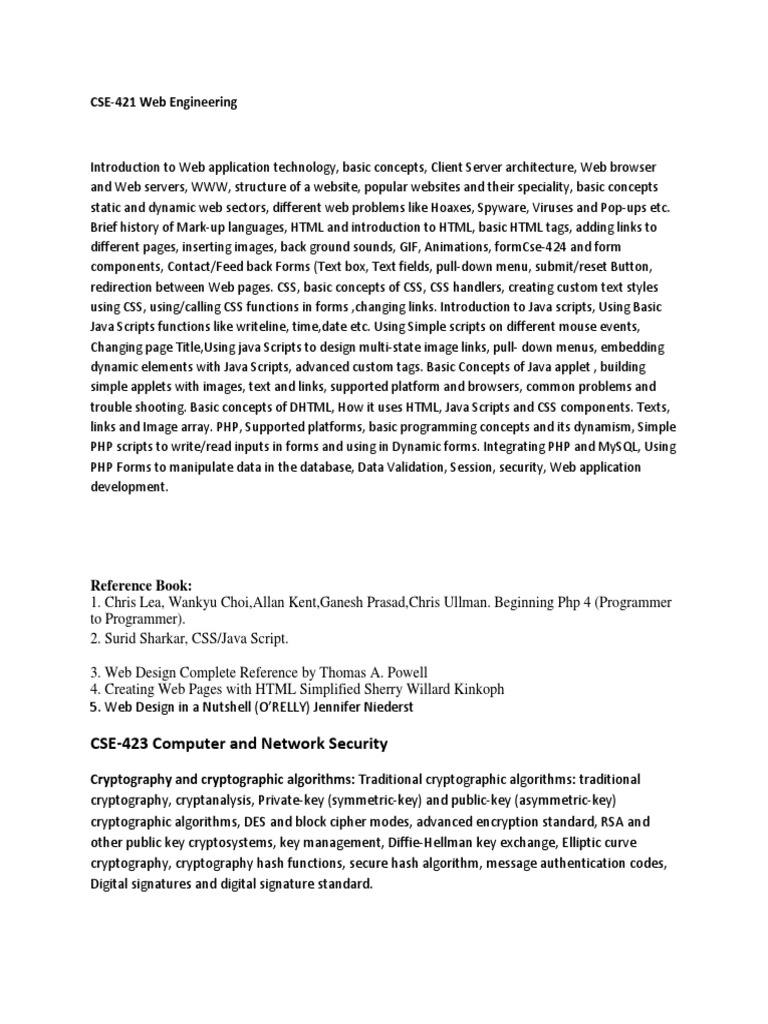 Syllabus Pdf Cryptography Encryption
