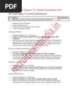 ISRO Scientist/ Engineer SC' Syllabus, Exam Pattern 2018