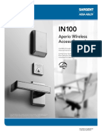 Assa Abloy Sargent In100 Lock Brochure 0717l