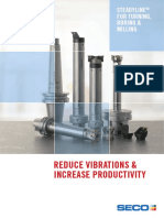 Reduce Vibrations & Increase Productivity: Steadyline For Turning, Boring & Milling