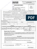 Career Endeavour Regist Form PDF