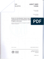 NBR 15526 2012-2016 - Redes de Distribuição para Gases Combustíveis em Instalações Residenciais - Projeto e Execução PDF