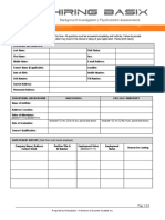 Background Check Form