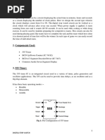 Tezpur University: Fig 1: Pin Configuration of 555 Timer