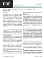 Truth Telling To Terminally Ill Patients To Tell or Not To Tell 2155 9627 4 159 PDF