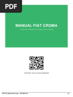 Manual Fiat Croma