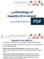 Epidemiology of hepatitis B in Ireland