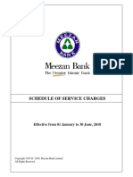 Meezan Bank Schedule of Charges PDF