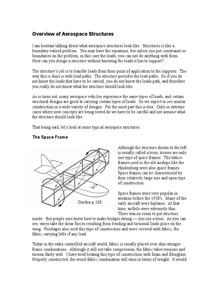 Overview of Aerospace Structural Design | PDF | Buckling | Fuselage