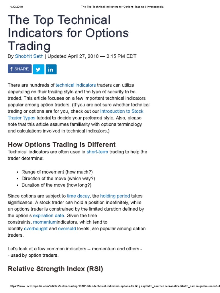 TECHNICAL INDICATORS FOR OPTION TRADING PDF visual data 3