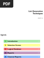 1.list Generation Techniques