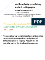 Primary Hip Arthroplasty Templating On Standard Radiographs A Stepwise Approach