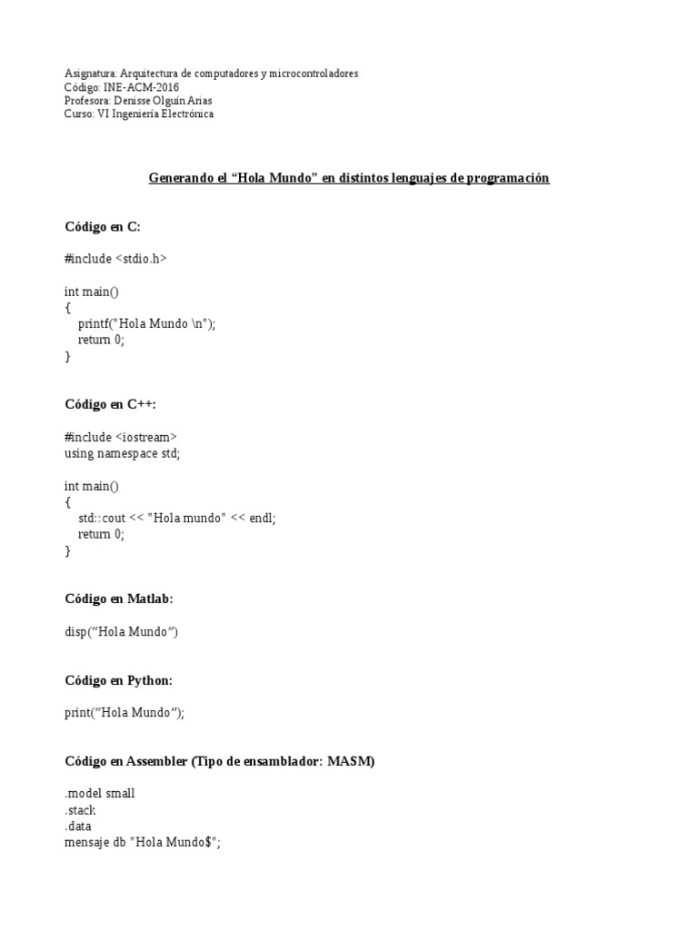 Codigo | PDF