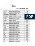 Lista de Precios $ Autopartes Emi Ca Abril 2019 en Dolares