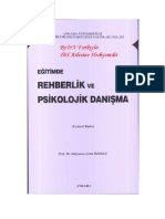 Rehberlik Ve Psikolojik Danışma PDF