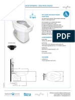 WC Lagen Discapacitados Con Fluxor