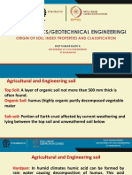 Soil Mechanics/Geotechnical Engineeringi: Origin of Soil, Index Properties and Classification