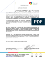 Carta de Intención MODIFICADA ULA