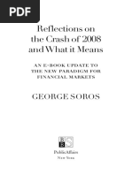 George Soros - Reflections On The Crash of 2008 and What It Means - An Ebook Update To The New Paradigm For Financial Markets PDF