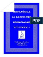 Metafisica 21 Lecciones Esenciales 1.PDF · Versión 1