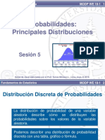 Principales distribuciones