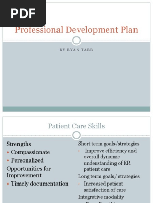 professional development plan