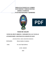 Tesis Estudio de Impacto Ambiental Ley1333-Viachaca PDF