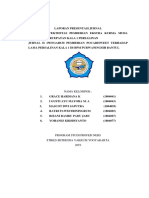 LAPORAN PRESENTASI JURNAL Diare Kelompok 3