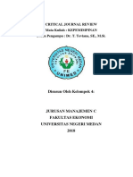 Critical Journal Review Mata Kuliah: KEPEMIMPINAN Dosen Pengampu: Dr. T. Teviana, SE., M.Si