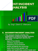 Acident/Incident Analysis: By: Eng'r. Edwin D. Villanueva