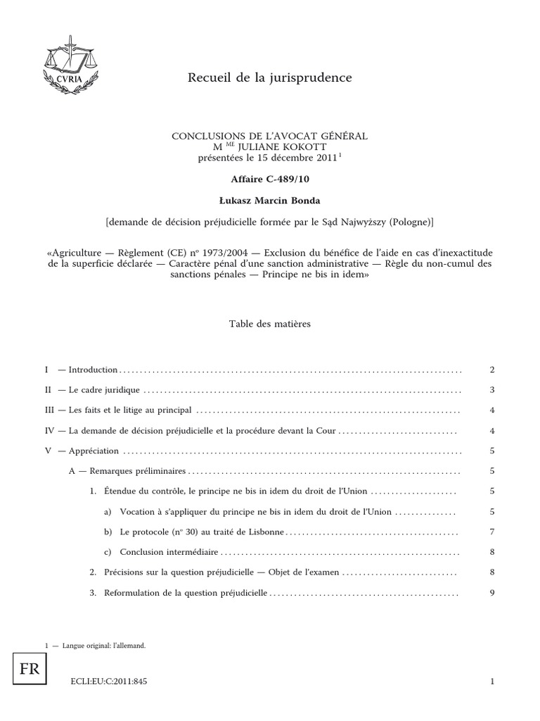 Demande de Décision Préjudicielle | PDF | Droit de l'Union européenne ...