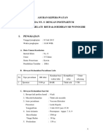 Format Asuhan Keperawatan Postpartum Pada Ny Dengan