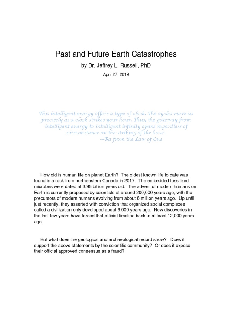 Earth Catastrophes: Past and Future Insights | PDF | Corona | Sun