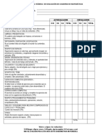 Rubrica para Cuadernos de Matematicas